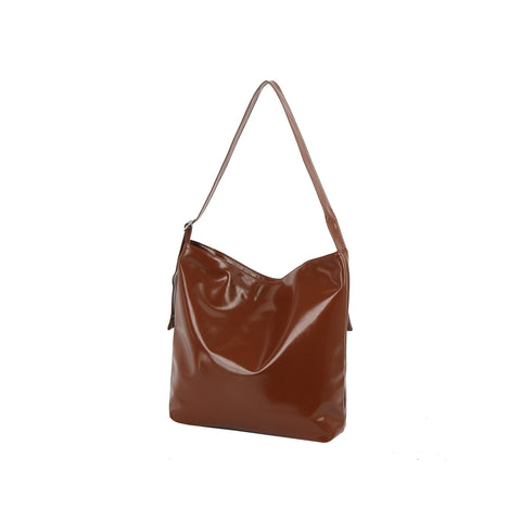Studded Bow Hobo Handbag