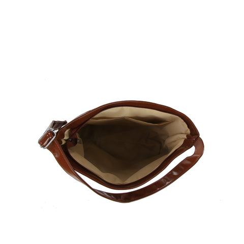 Studded Bow Hobo Handbag