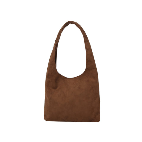 Studded Vegan Suede Hobo  Bag
