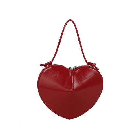 Heart Zip Mini Shoulder Bag