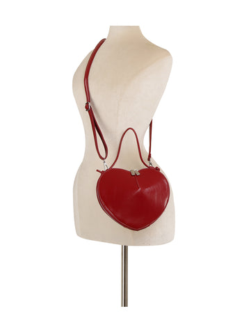 Heart Zip Mini Shoulder Bag