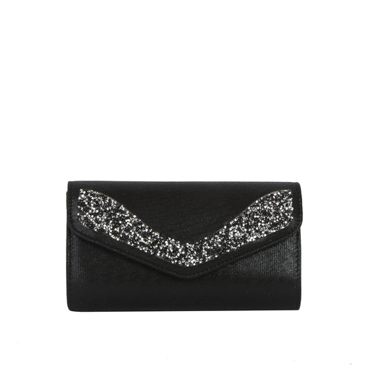 Glitter Edge Envelope Evening Bag