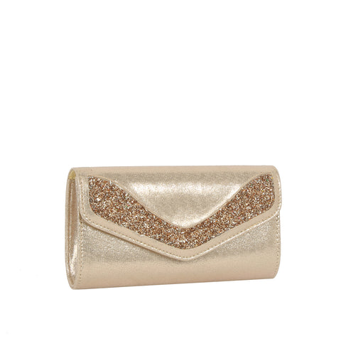 Glitter Edge Envelope Evening Bag