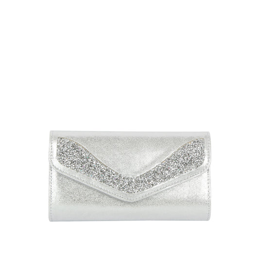 Glitter Edge Envelope Evening Bag