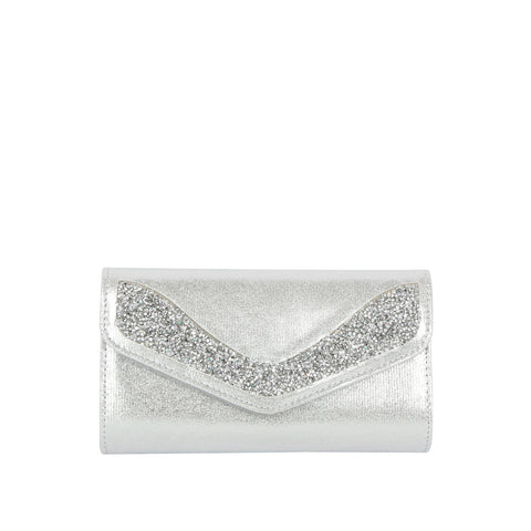 Glitter Edge Envelope Evening Bag