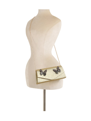 Sparkling Butterfly Evening Bag
