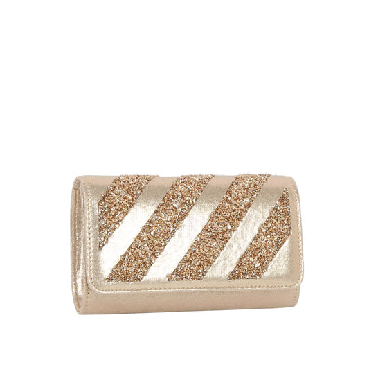 Sparkling Stripe Evening Bag
