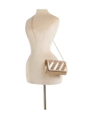Sparkling Stripe Evening Bag