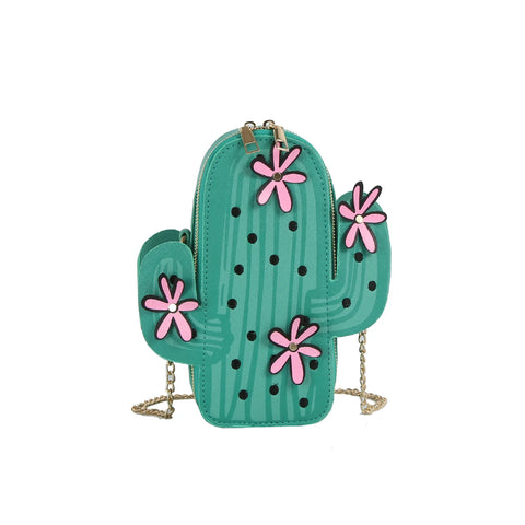 Blooming Cactus Petite Shoulder Bag