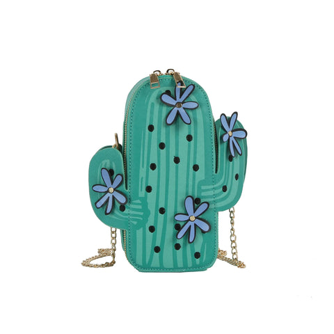 Blooming Cactus Petite Shoulder Bag