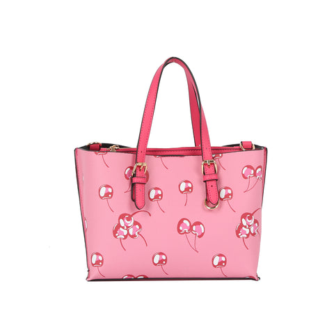Buckle Accented Classic Tote