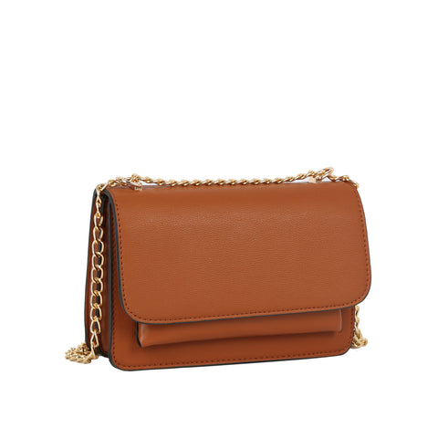 Chain Accented Petite Crossbody Bag