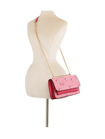 Chain Accented Petite Crossbody Bag