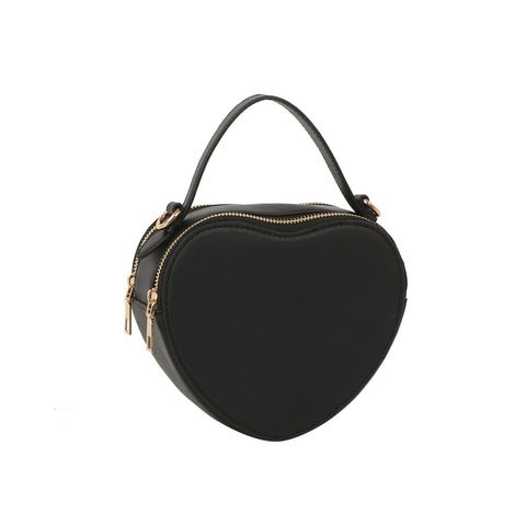 Heart-Shaped Mini Top Handle Crossbody Bag