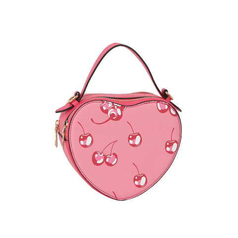 Heart-Shaped Mini Top Handle Crossbody Bag