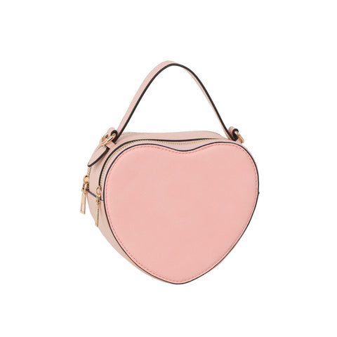 Heart-Shaped Mini Top Handle Crossbody Bag