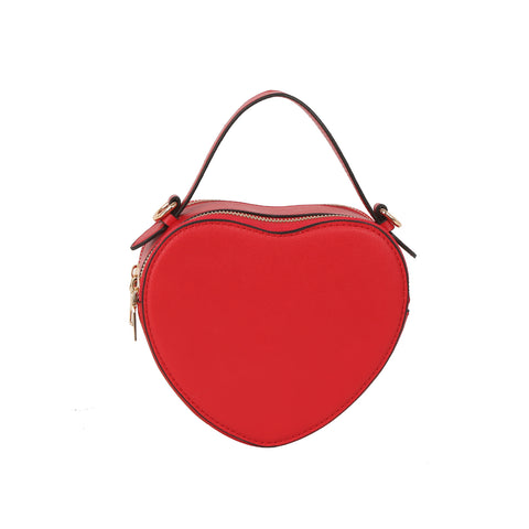 Heart-Shaped Mini Top Handle Crossbody Bag