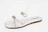 Sparkly Ribbon Accented Slide Sandal