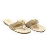 Pave Rhinestone Accented Fashion Flip Flops