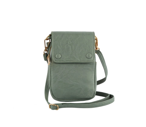 Top Flap Cell Phone Crossbody Bag