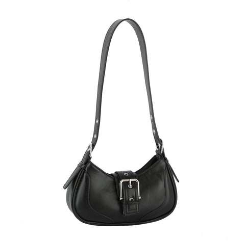 Petite Buckle Front Shoulder Bag