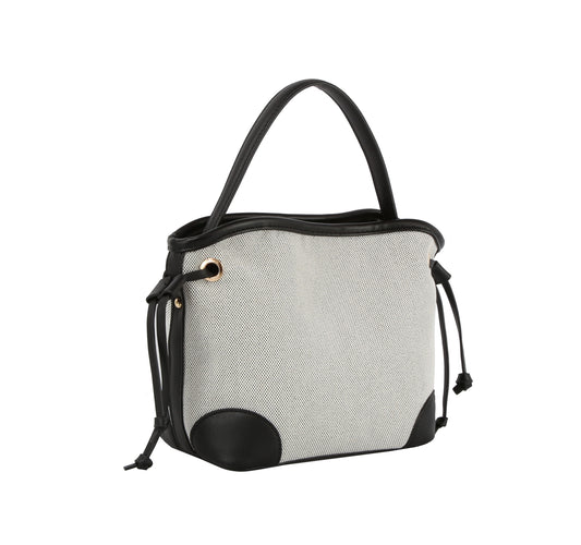 Two Tone Petite Fashion Handbag