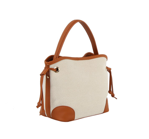 Two Tone Petite Fashion Handbag