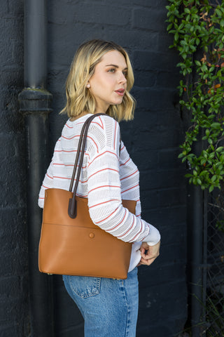 Two Piece Tote Handbag Set