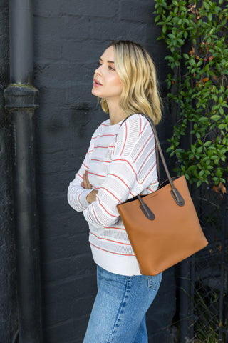 Two Piece Tote Handbag Set