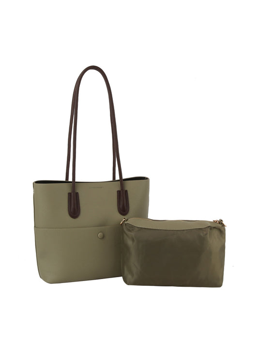 Two Piece Tote Handbag Set