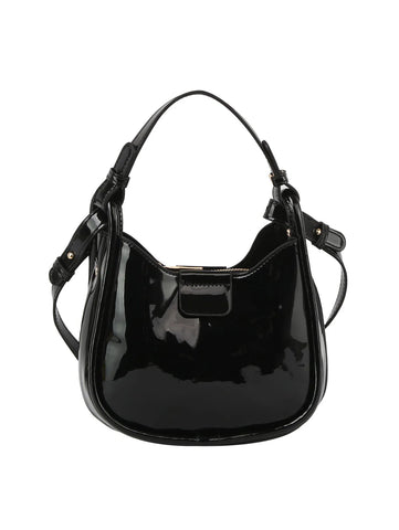 Petite Patent Hobo Crossbody