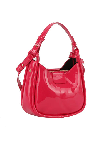 Petite Patent Hobo Crossbody