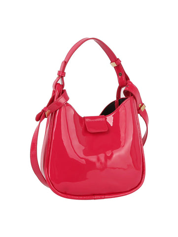 Petite Patent Hobo Crossbody