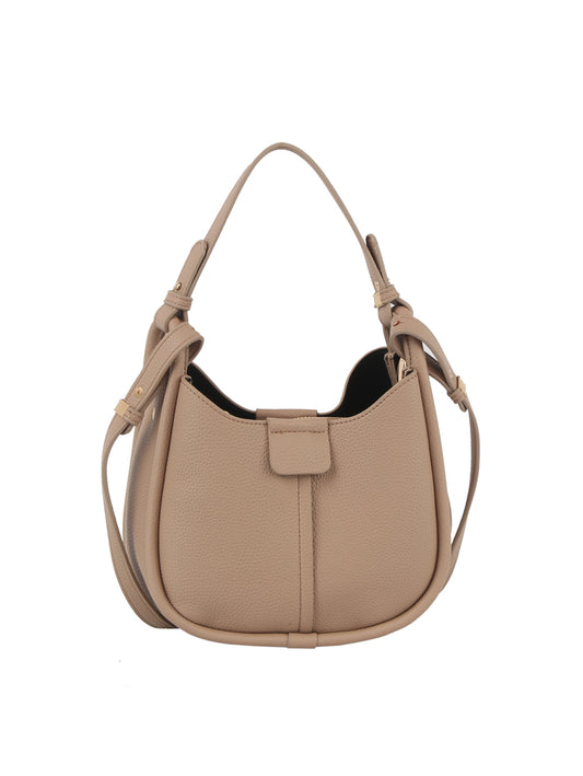 Faux Leather Shoulder Bag