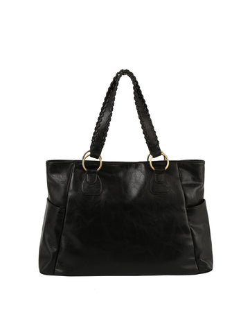 End Pocket Classic Tote Handbag