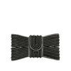 Beaded Bow Evening Clutch with Pearl and Rhinestone Detailing