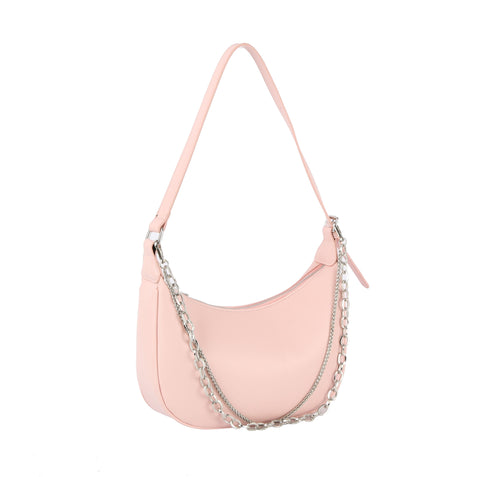 Women Chain Detail Crescent Shoulder bag