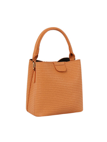 Texture Embossed Hand Tote