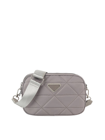 Quilted Design Nylon Crossbody Sling