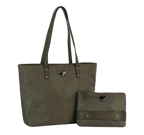 Two Piece Tote Handbag Set