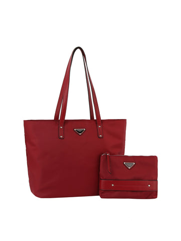 Two Piece Tote Handbag Set