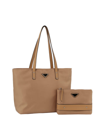 Two Piece Tote Handbag Set