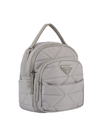 Quilted Design Nylon Fashion Backpack