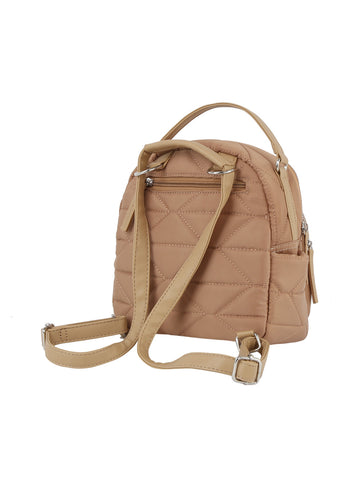 Quilted Design Nylon Fashion Backpack