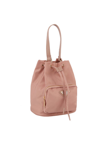 Drawstring Nylon Hobo