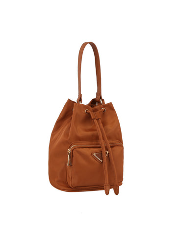 Drawstring Nylon Hobo