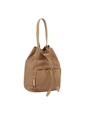 Drawstring Nylon Hobo