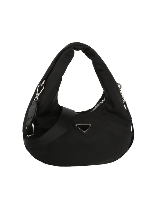 Trendy Nylon Hobo Handbag