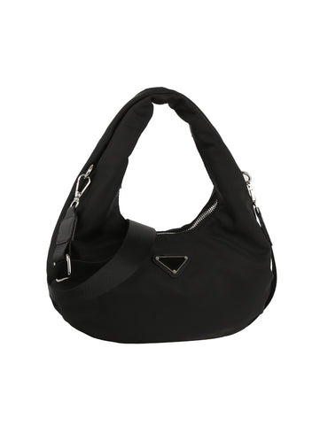 Trendy Nylon Hobo Handbag