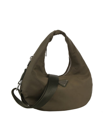 Trendy Nylon Hobo Handbag